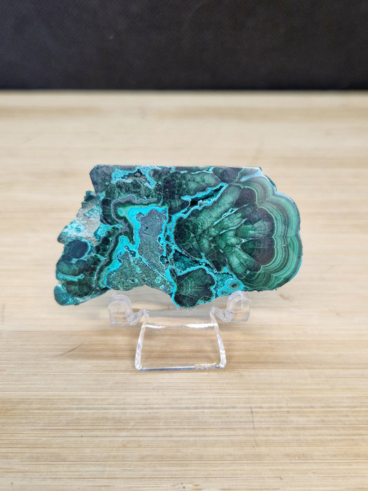 Tranche Malachite Chrysocolle