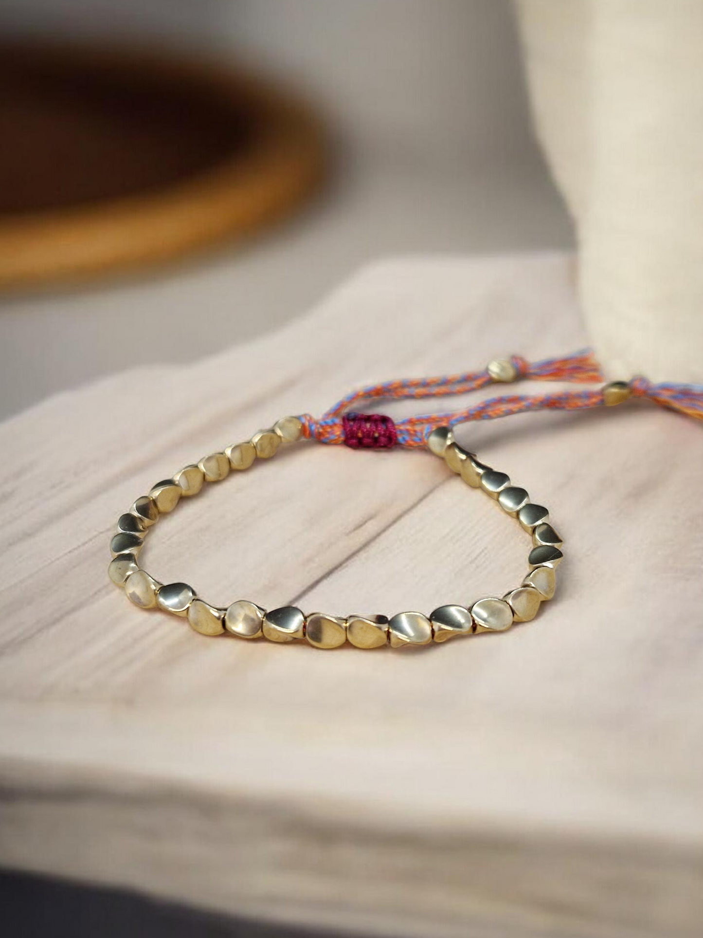 Bracelet tibétain cuivre (couleur au choix)