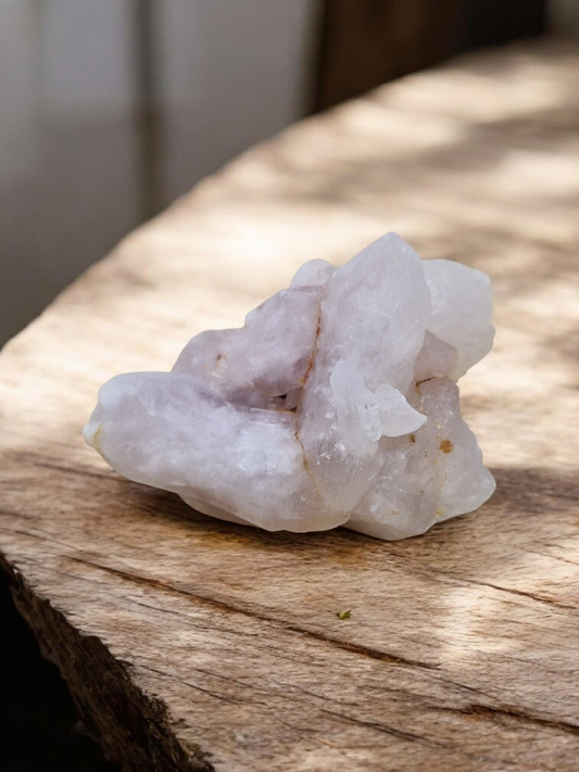 Quartz rose cristallisé