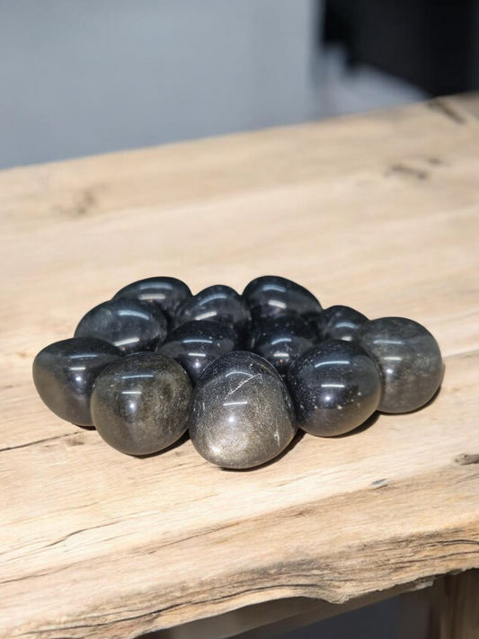 Pierres roulées Obsidienne dorée