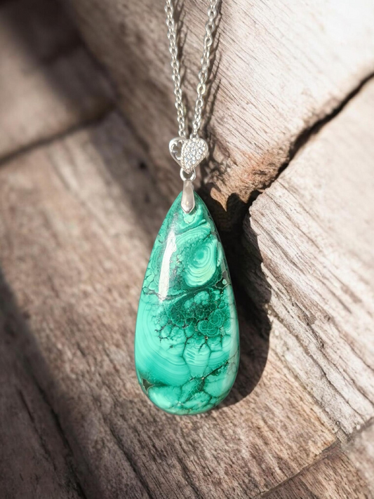 Pendentif Malachite