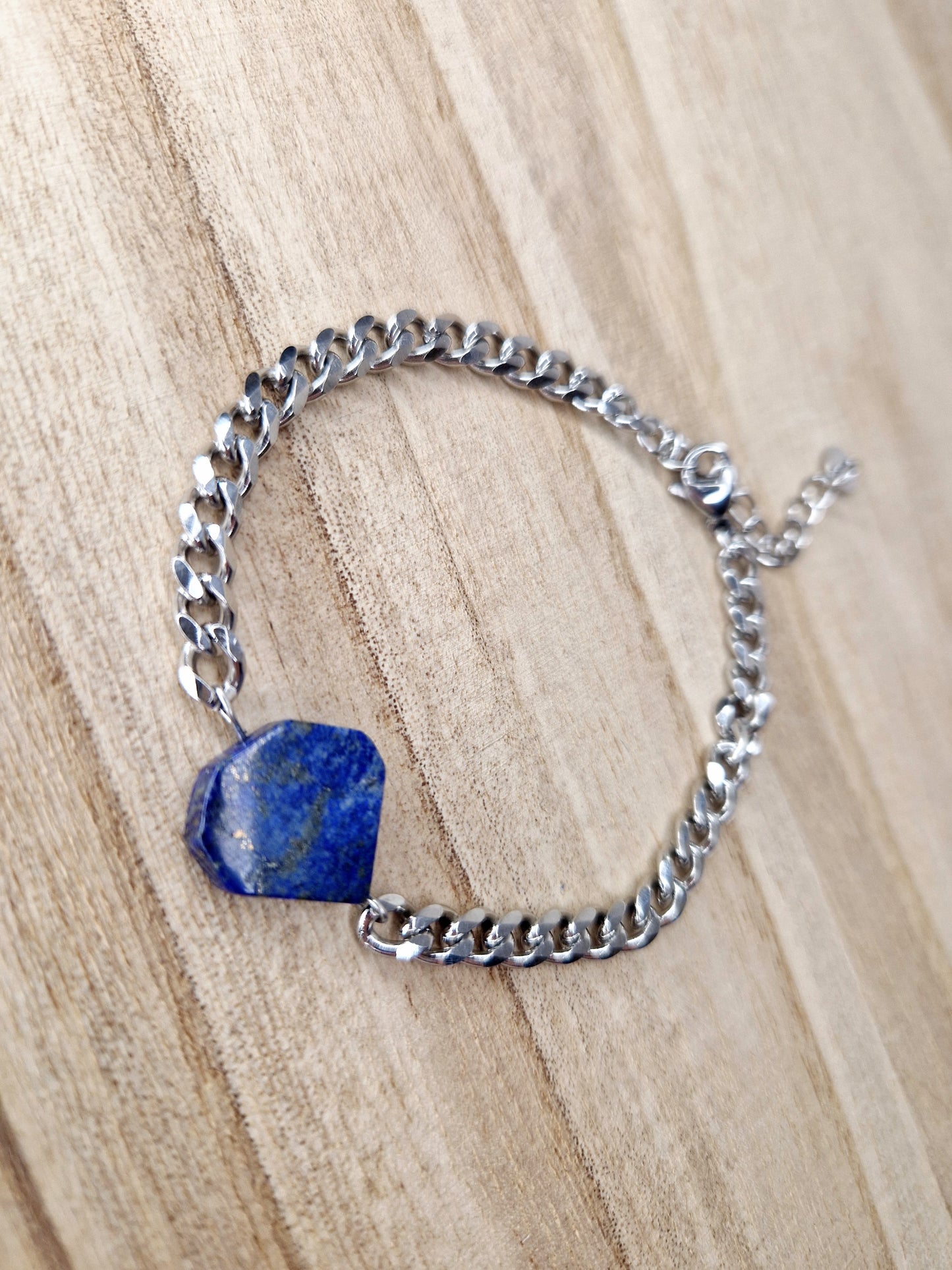 Bracelet Lapis lazuli réglable
