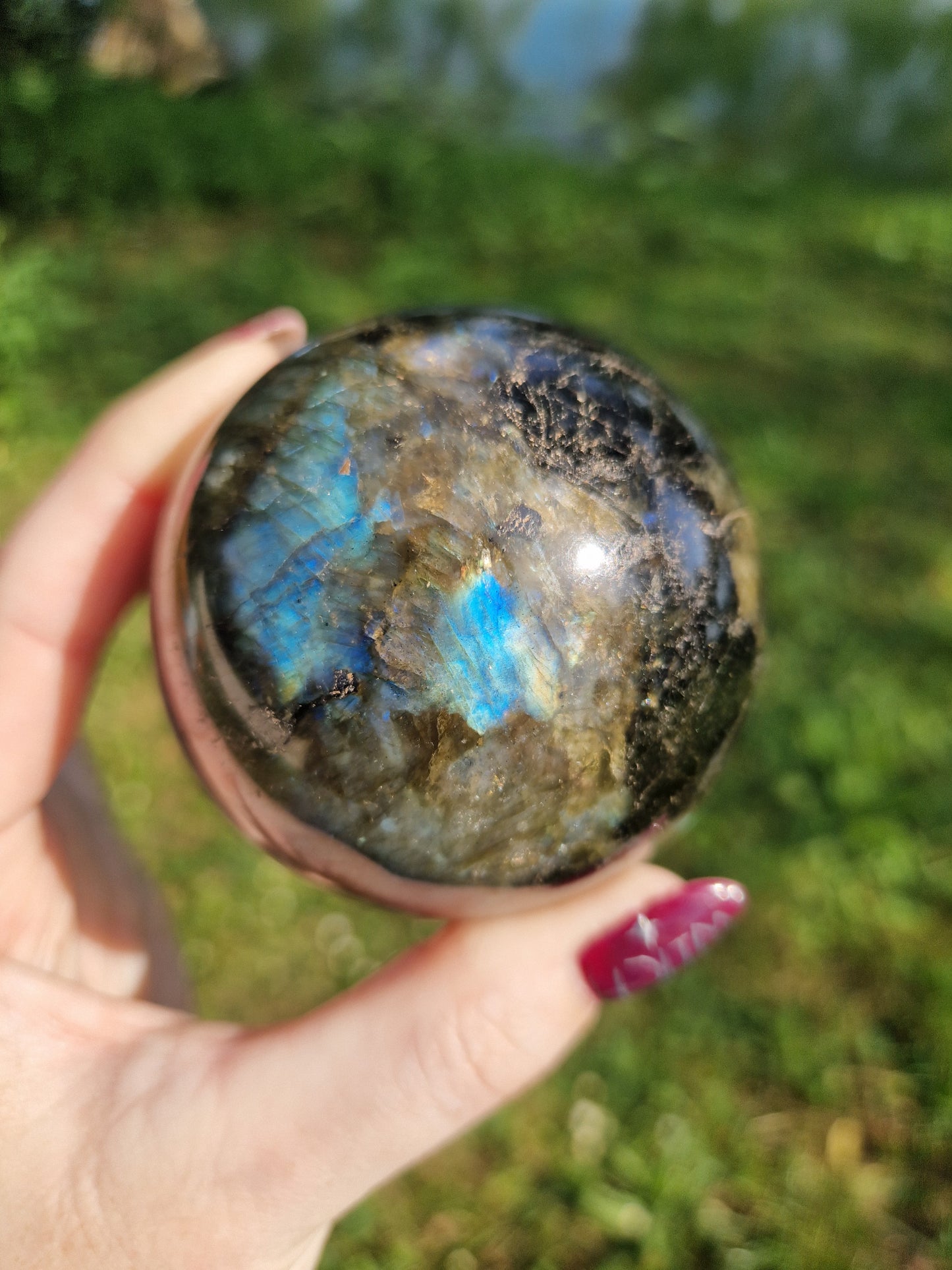 Sphère en Labradorite