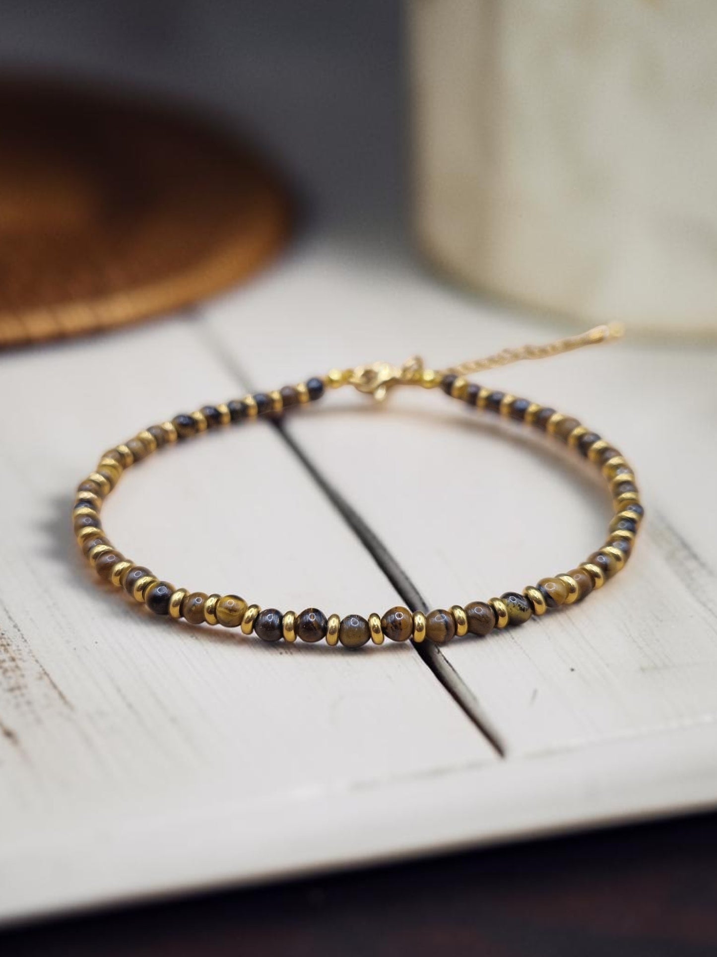 Bracelet de cheville Oeil de tigre