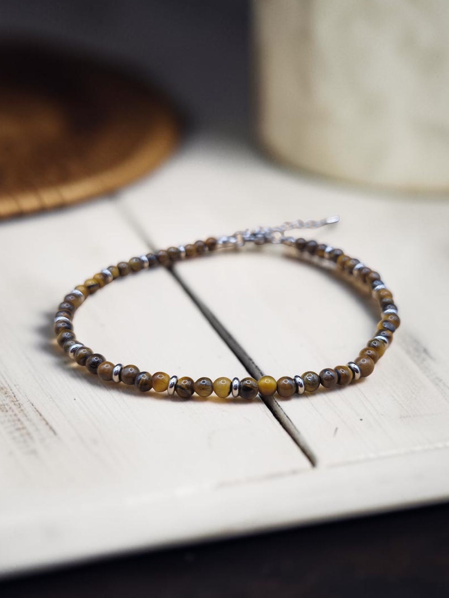 Bracelet de cheville Oeil de tigre