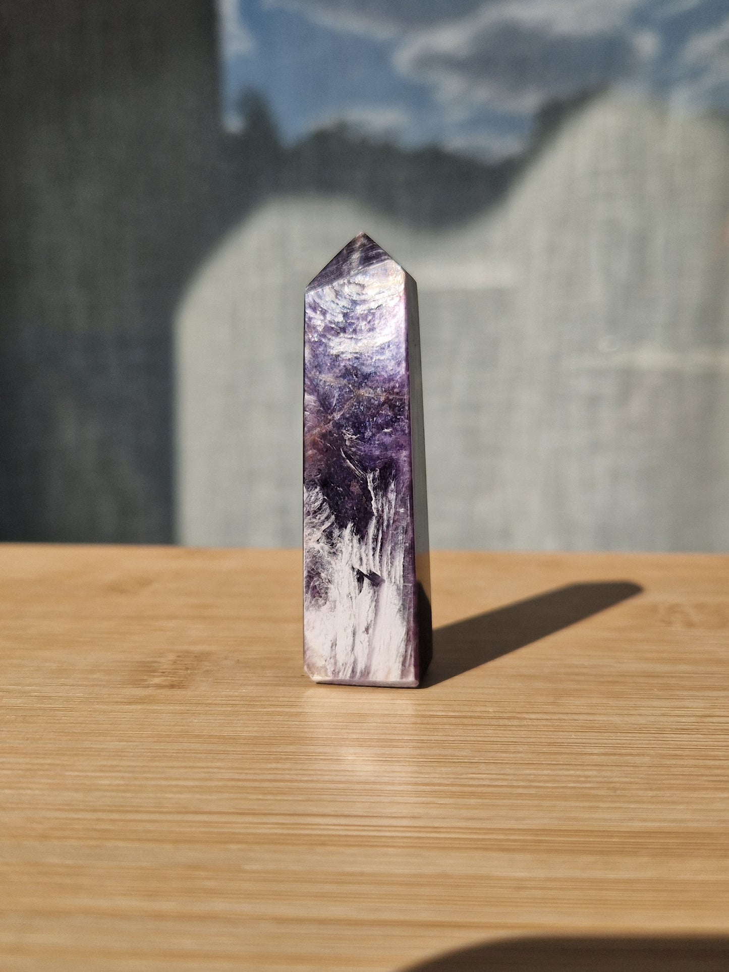 Pointe Lépidolite mica