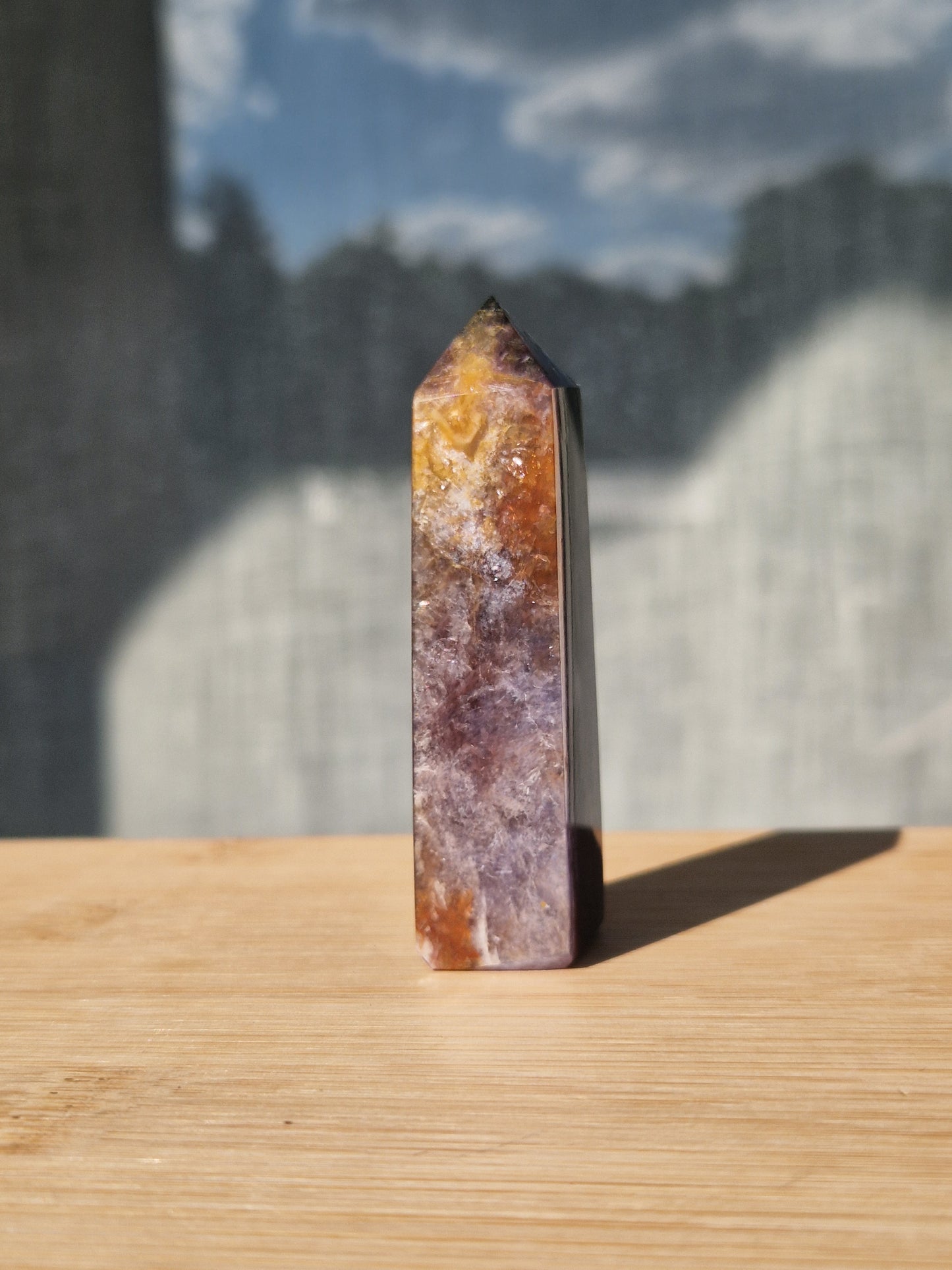 Pointe Lépidolite mica