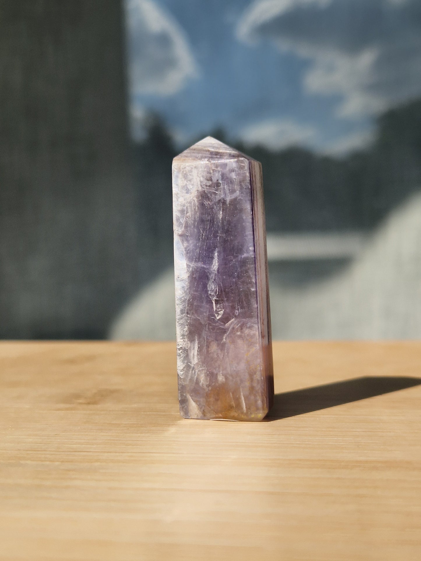 Pointe Lépidolite mica