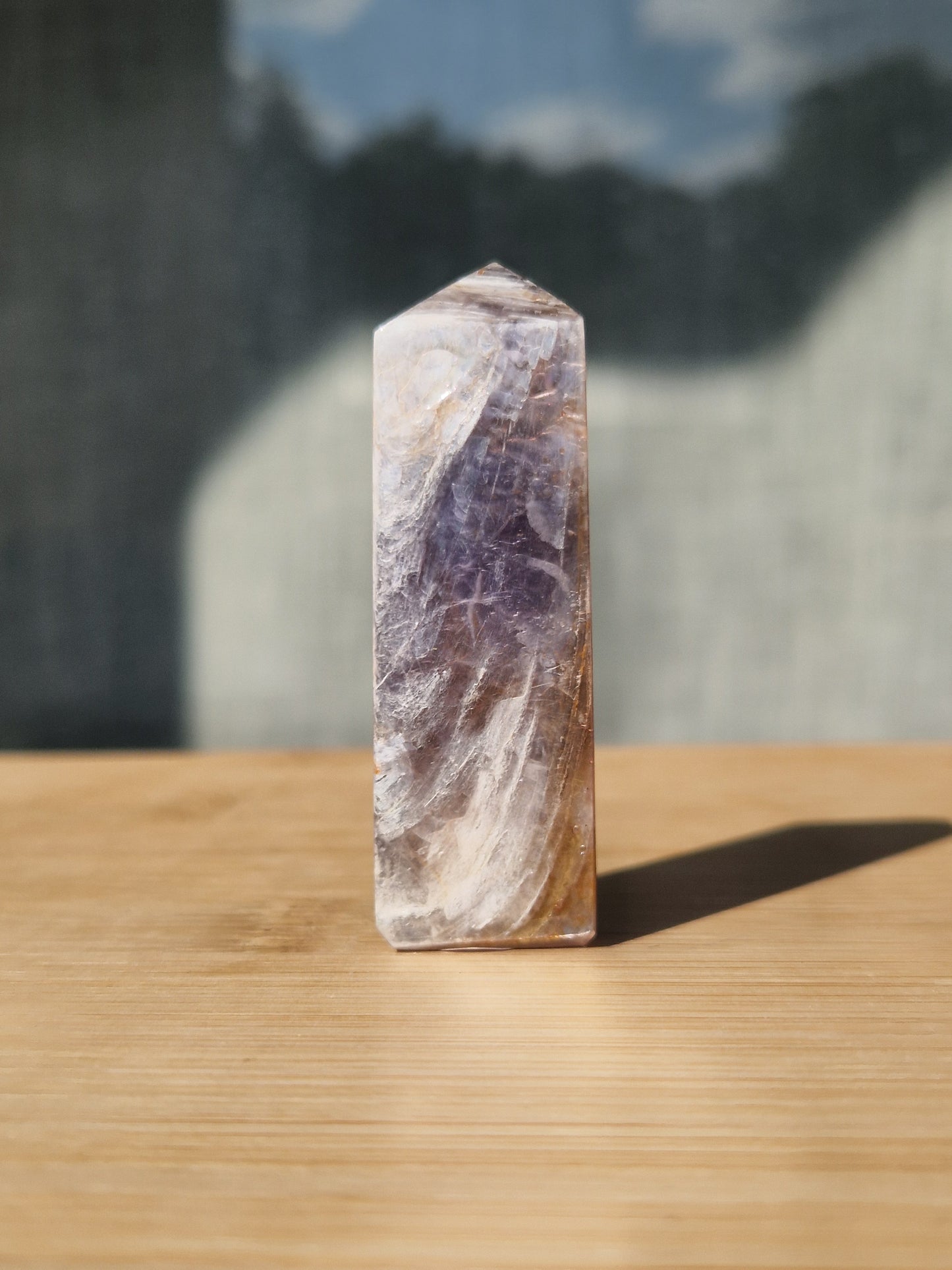 Pointe Lépidolite mica