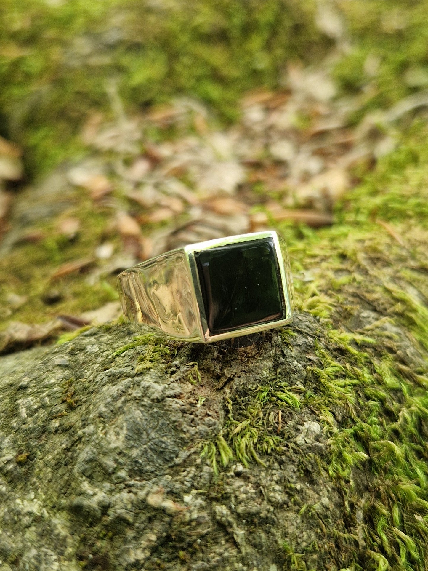 Chevalière Tourmaline argent