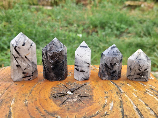 Pointes Quartz Tourmaline