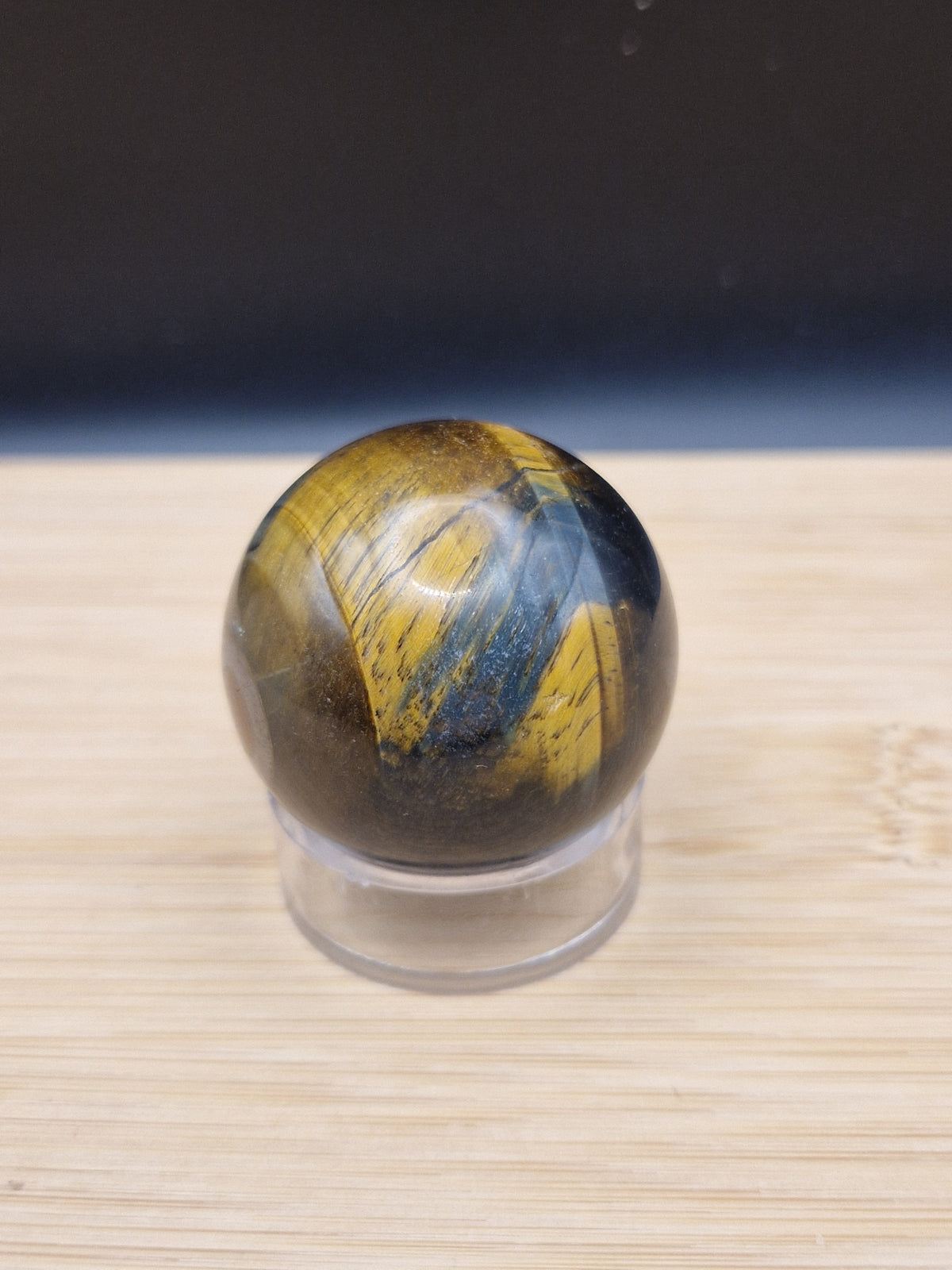 Sphère Oeil de tigre & Faucon