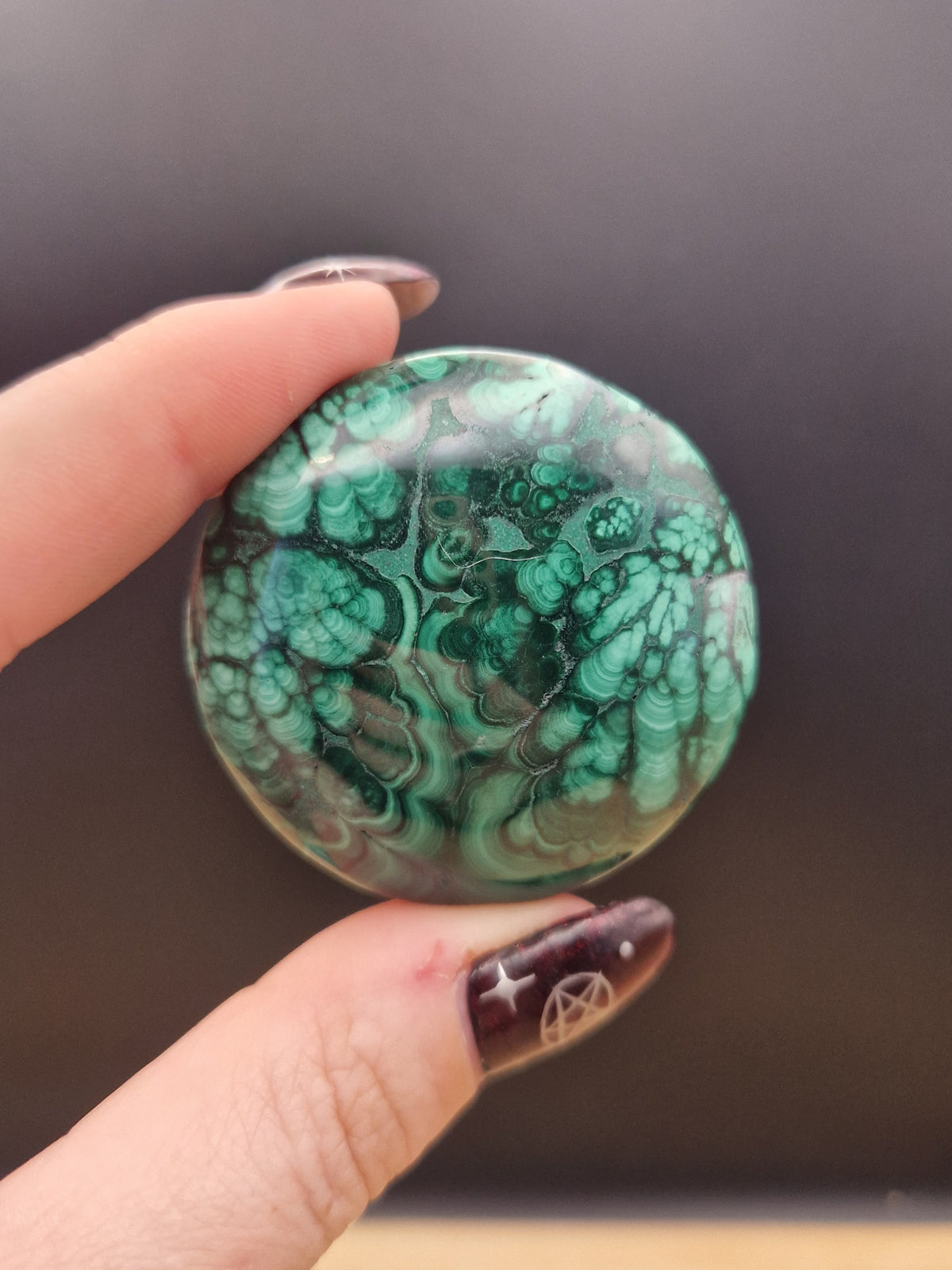 Galets anti stress Malachite