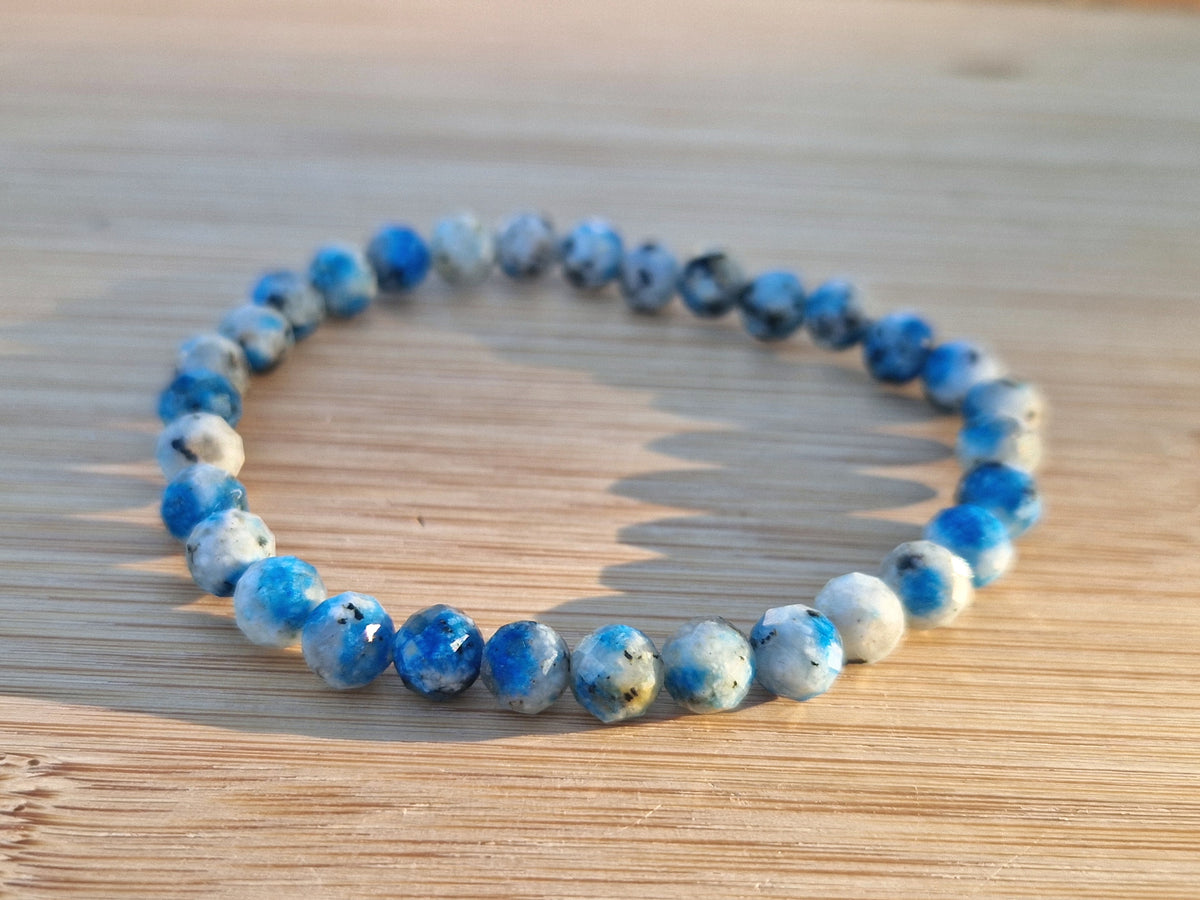 Bracelet Jaspe K2 facetté (6mm)