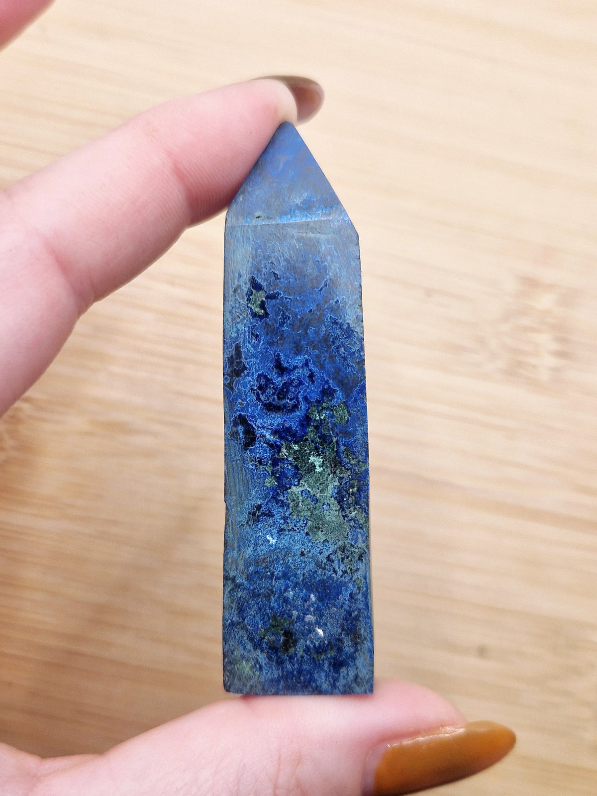 Pointe en Azurite Malachite