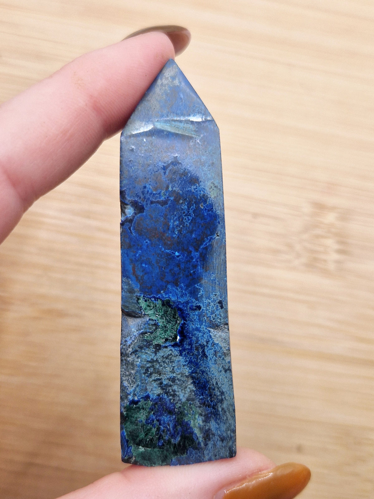 Pointe en Azurite Malachite