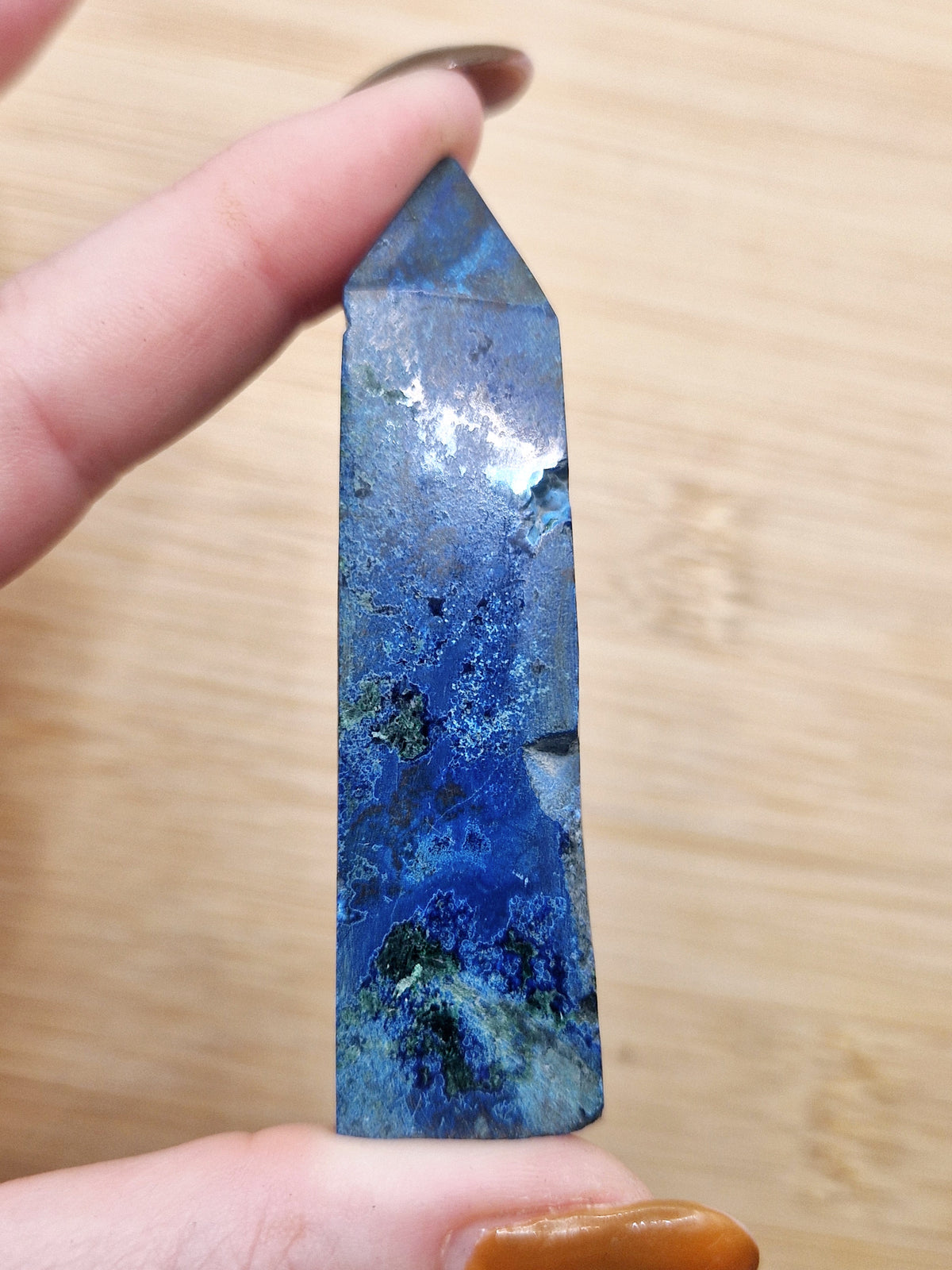 Pointe en Azurite Malachite