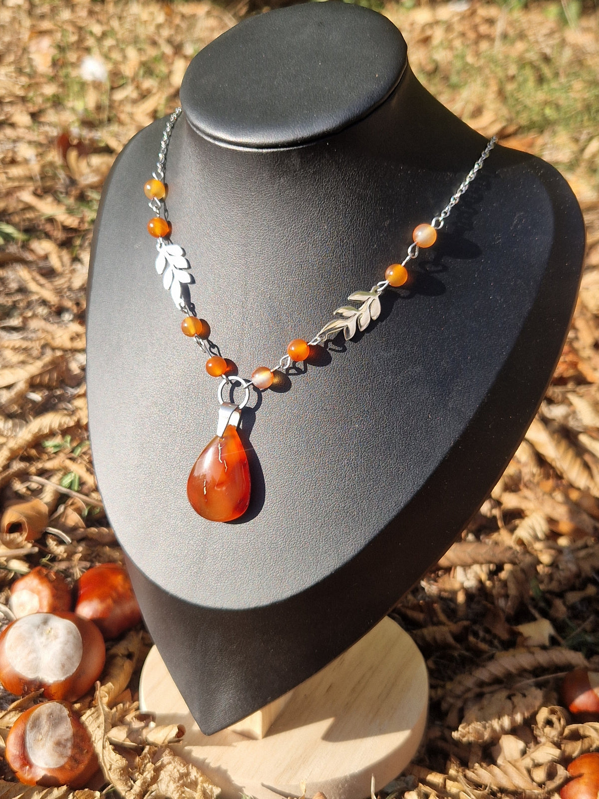 Collier Flamme d'automne