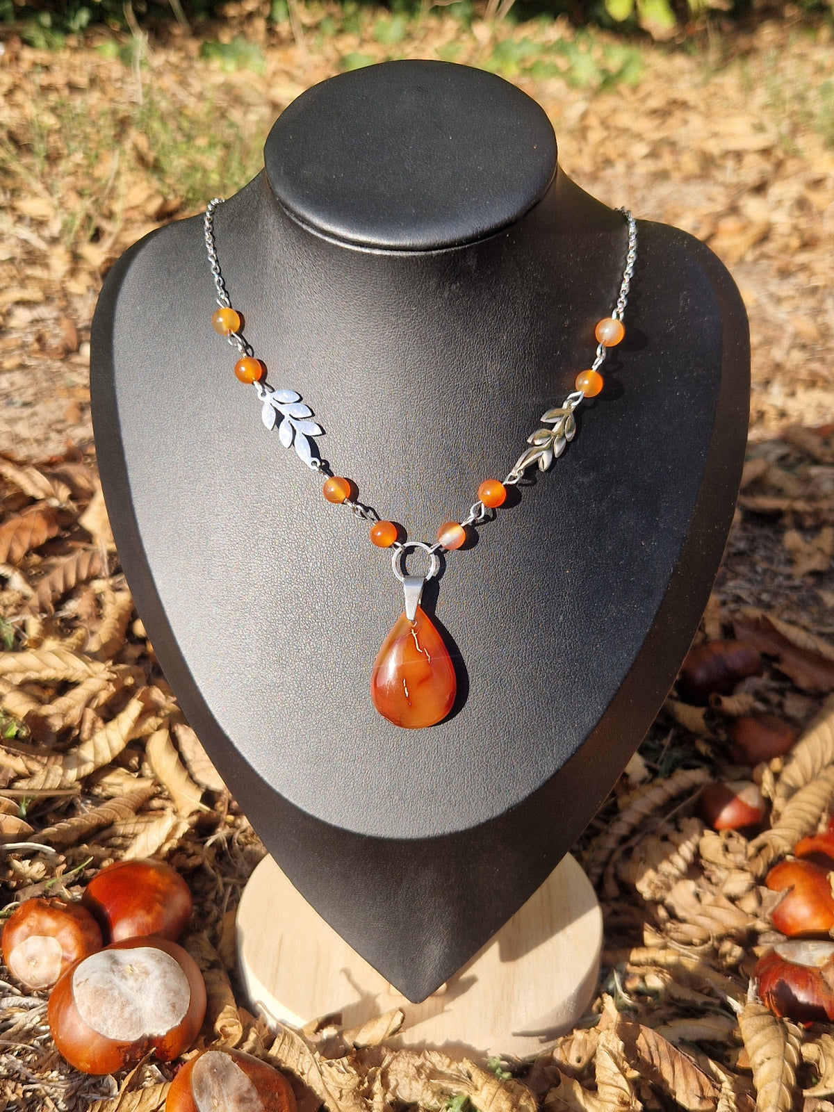 Collier Flamme d'automne