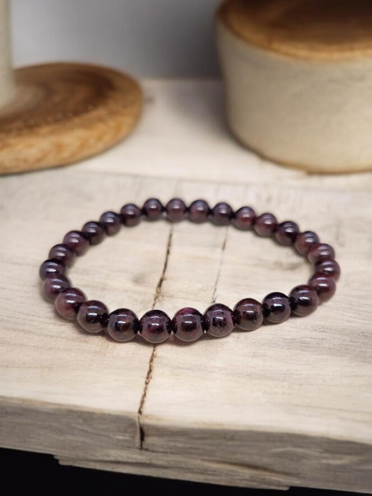 Bracelet Grenat 7mm