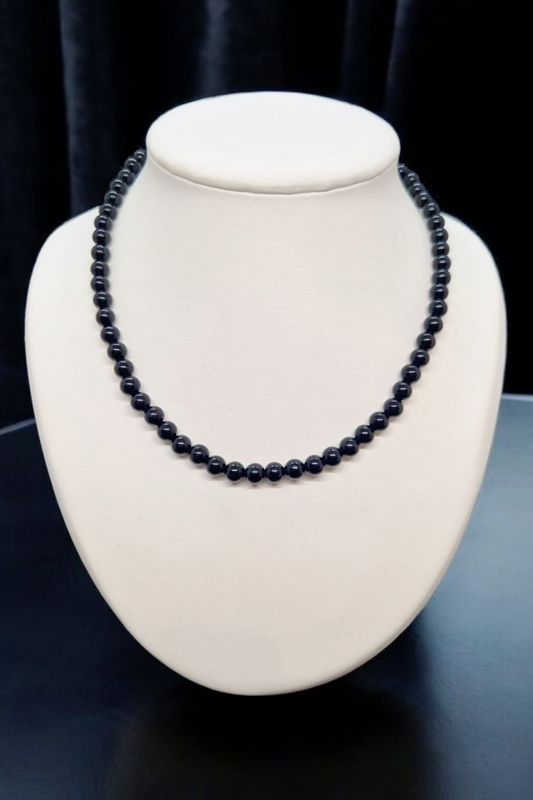Collier Obsidienne noire