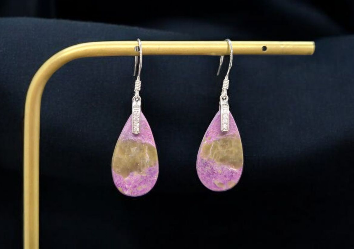 Boucles d'oreilles Atlantisite