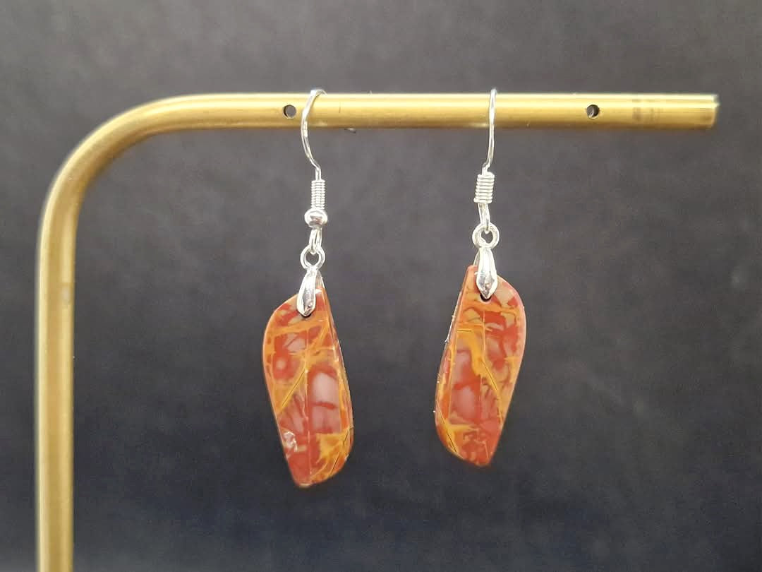 Boucles d'oreilles en Jaspe Noreena