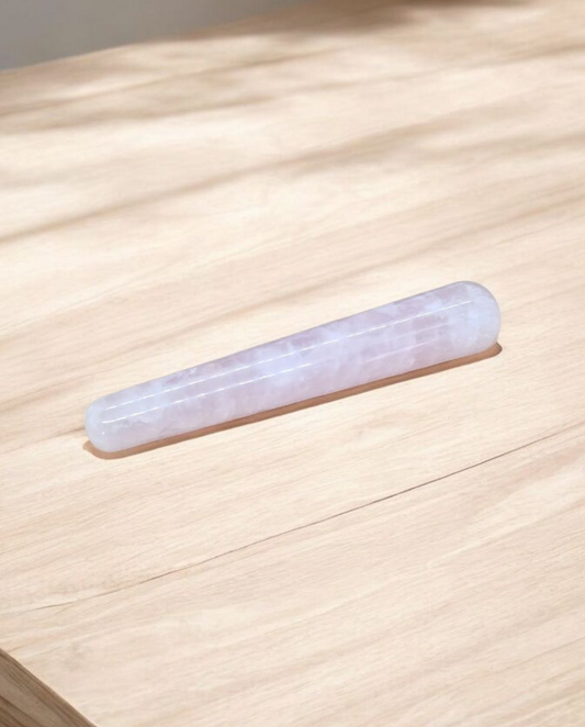 Baton de massage en Quartz Rose