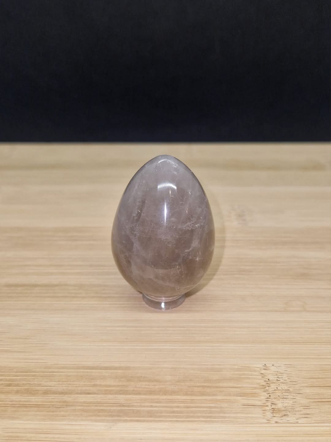 Œuf en Quartz fumé