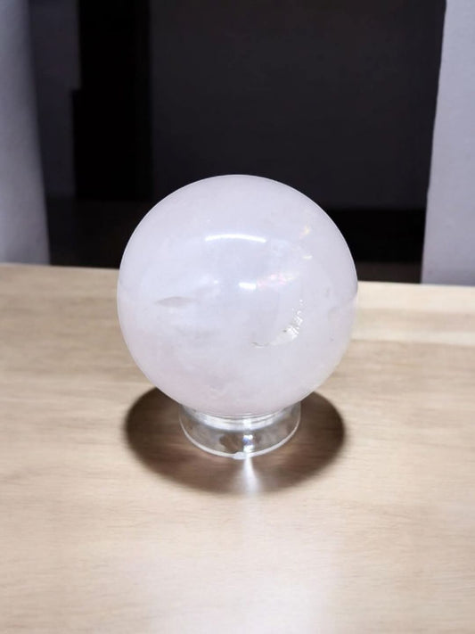 Sphère en Quartz Rose