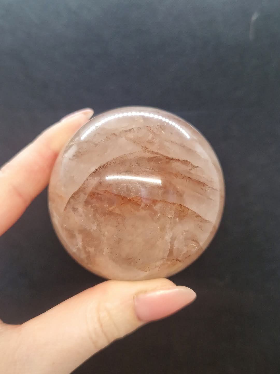 Sphère en Quartz Hématoïde