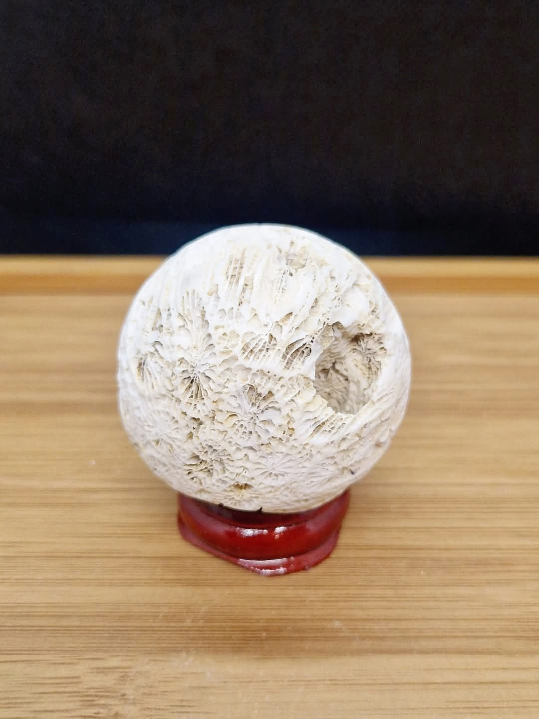 Sphère en Corail fossile