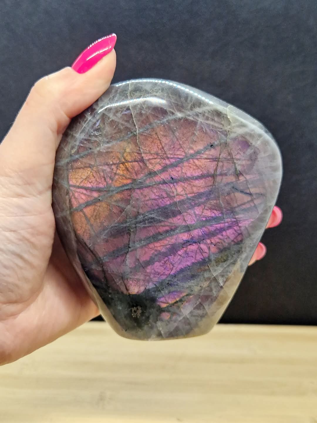 Forme libre Labradorite violette