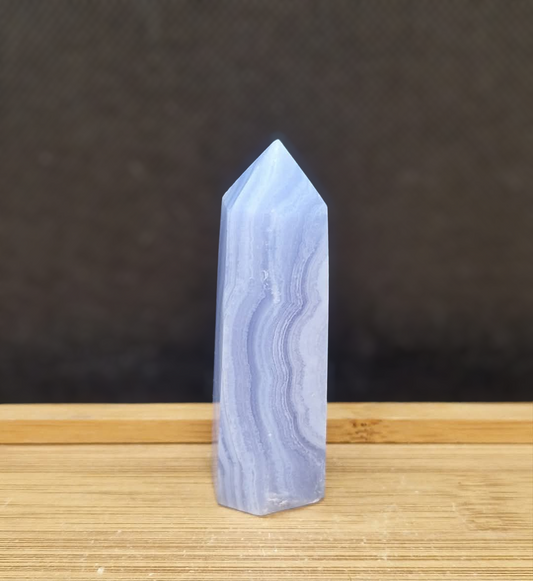 Pointe Calcédoine bleue