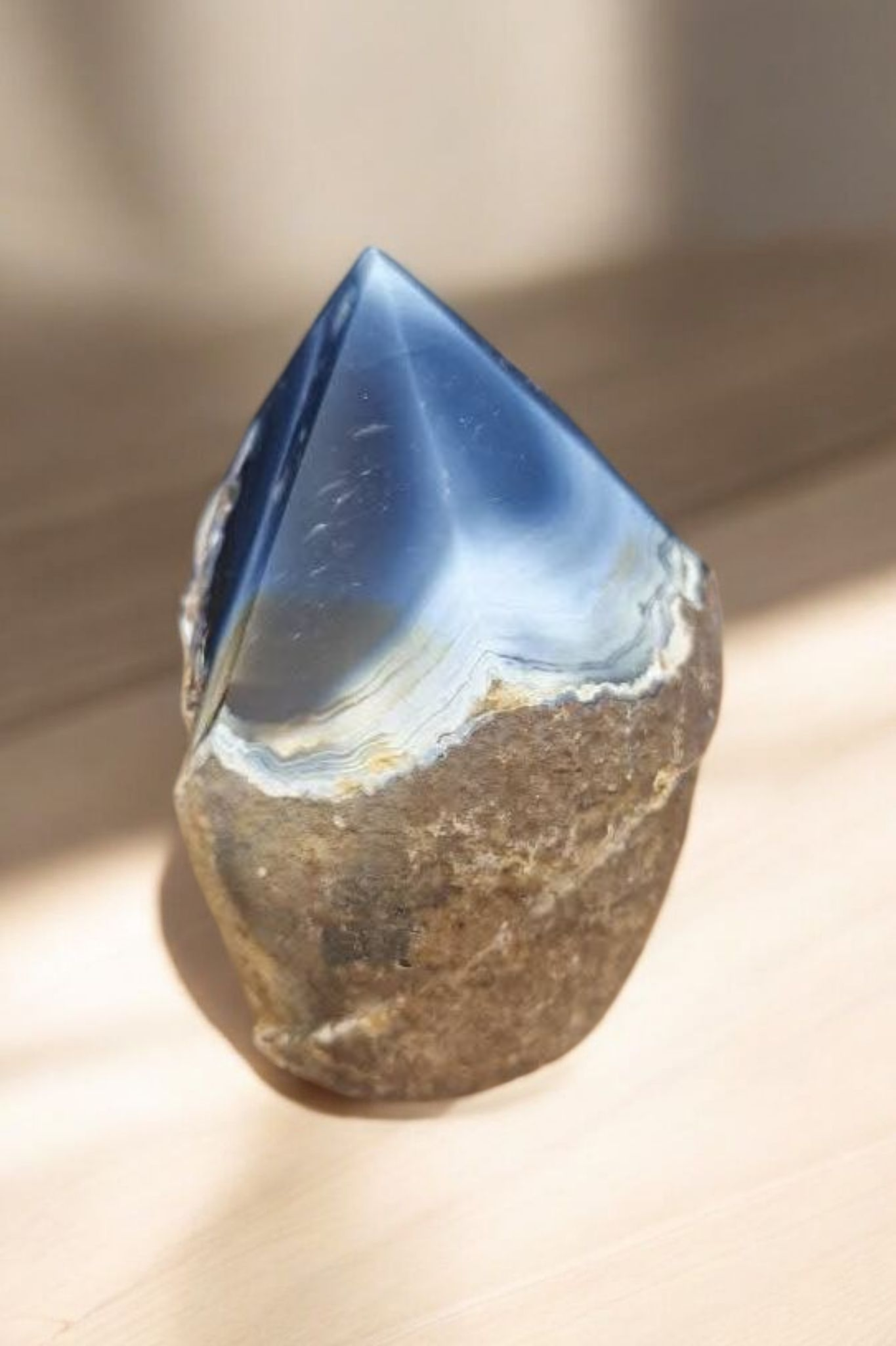 Pointe semi polie Agate