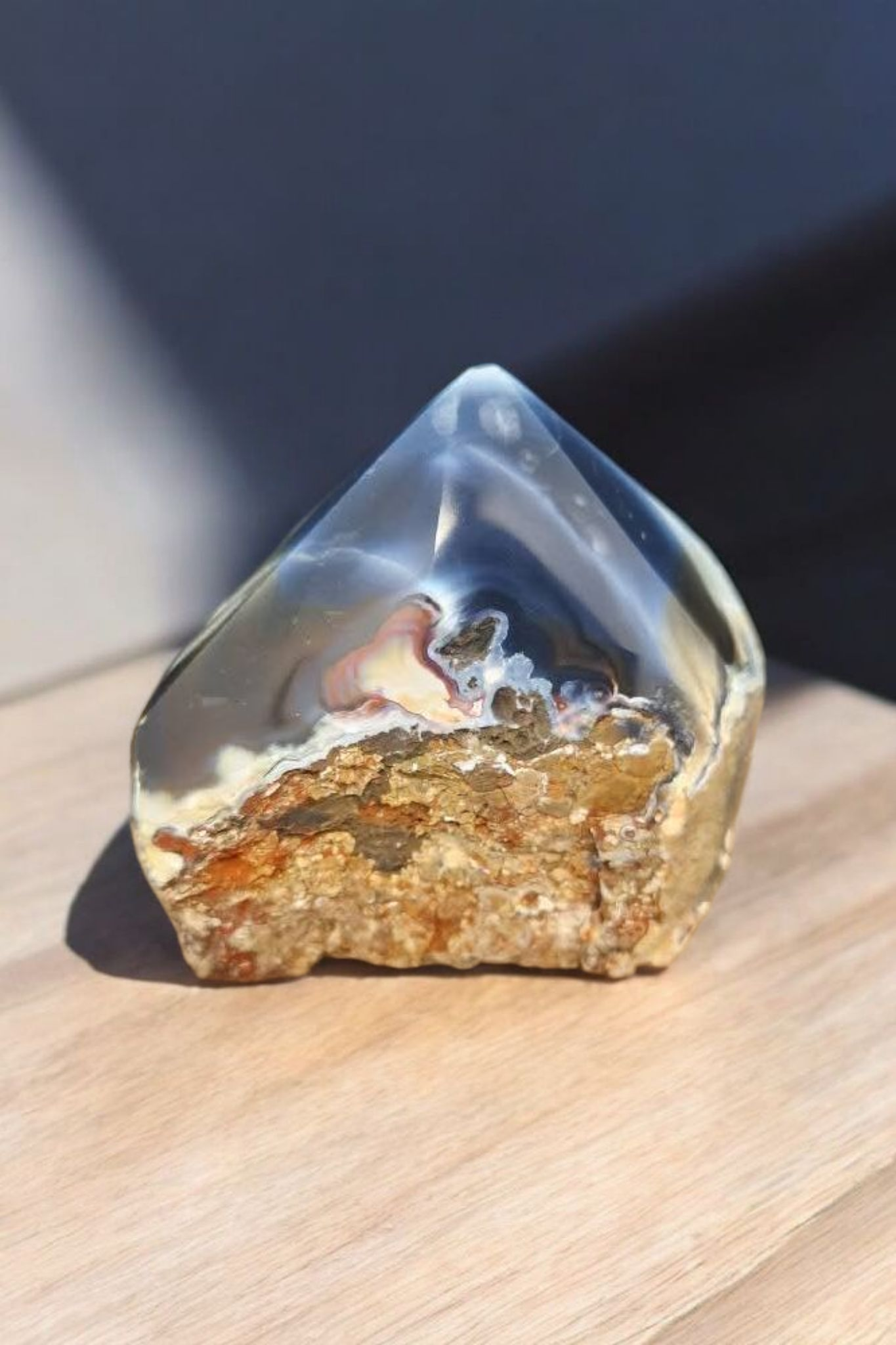 Pointe semi polie Agate