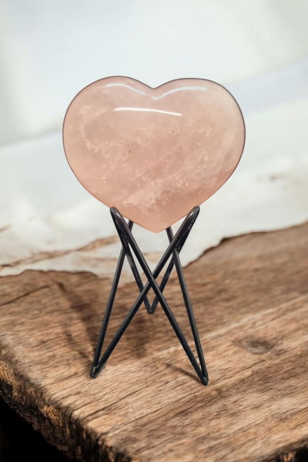 Cœur Quartz Rose