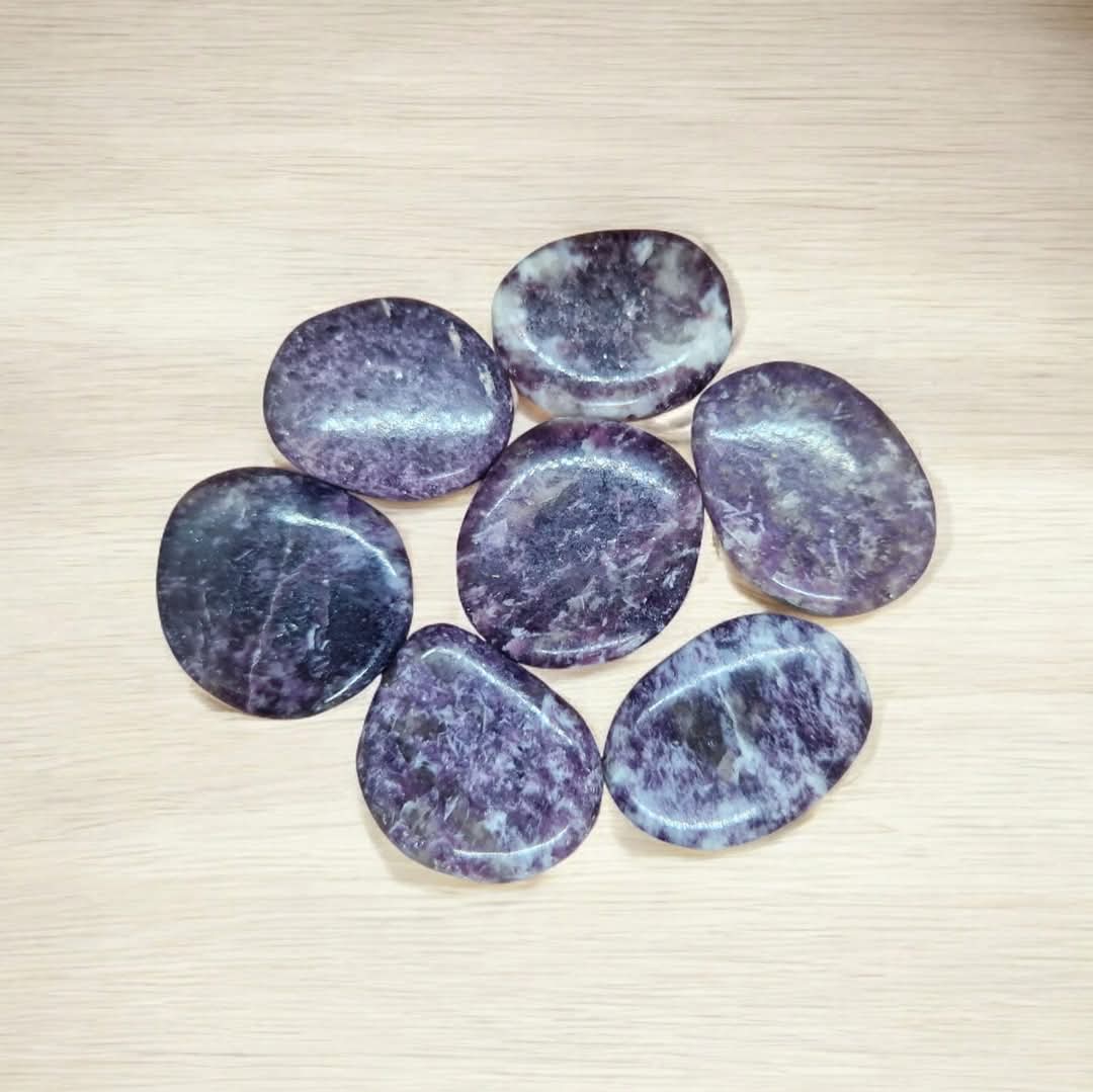 Galets plats Lépidolite