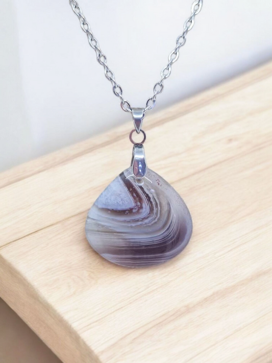 Pendentif Agate du Botswana