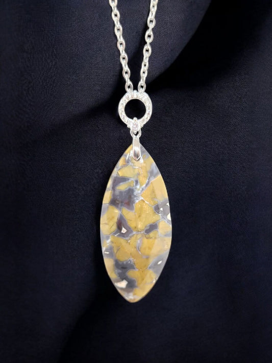 Pendentif Jaspe breschique & agate