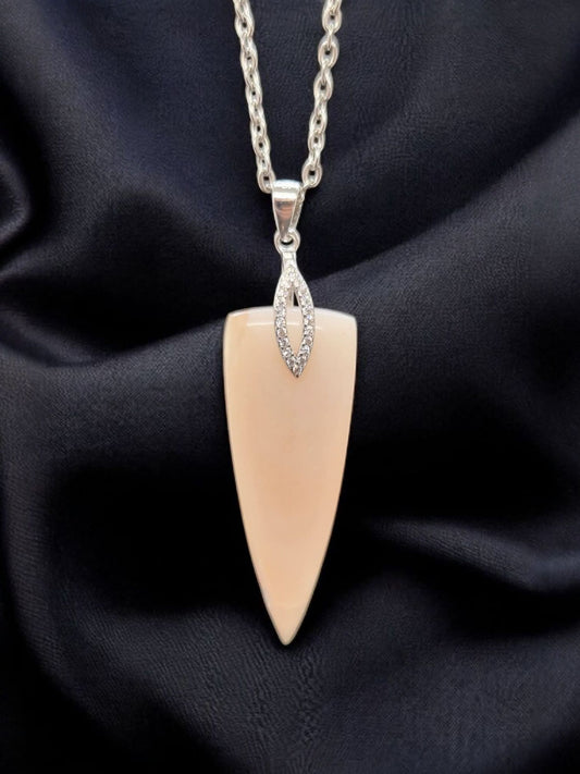 Pendentif Opale rose