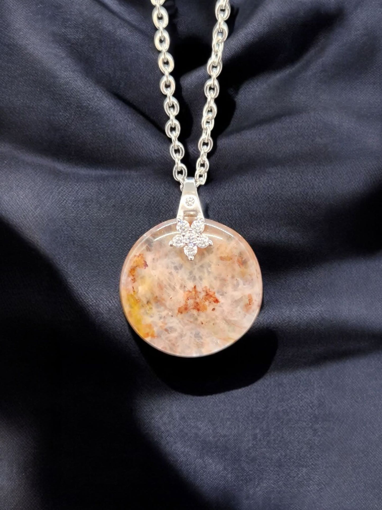 Pendentif Quartz Hématoïde