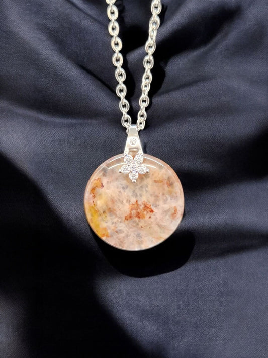 Pendentif Quartz Hématoïde