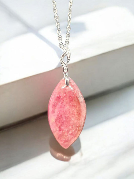 Pendentif Rhodonite