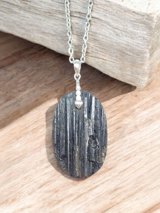 Pendentif Tourmaline brute