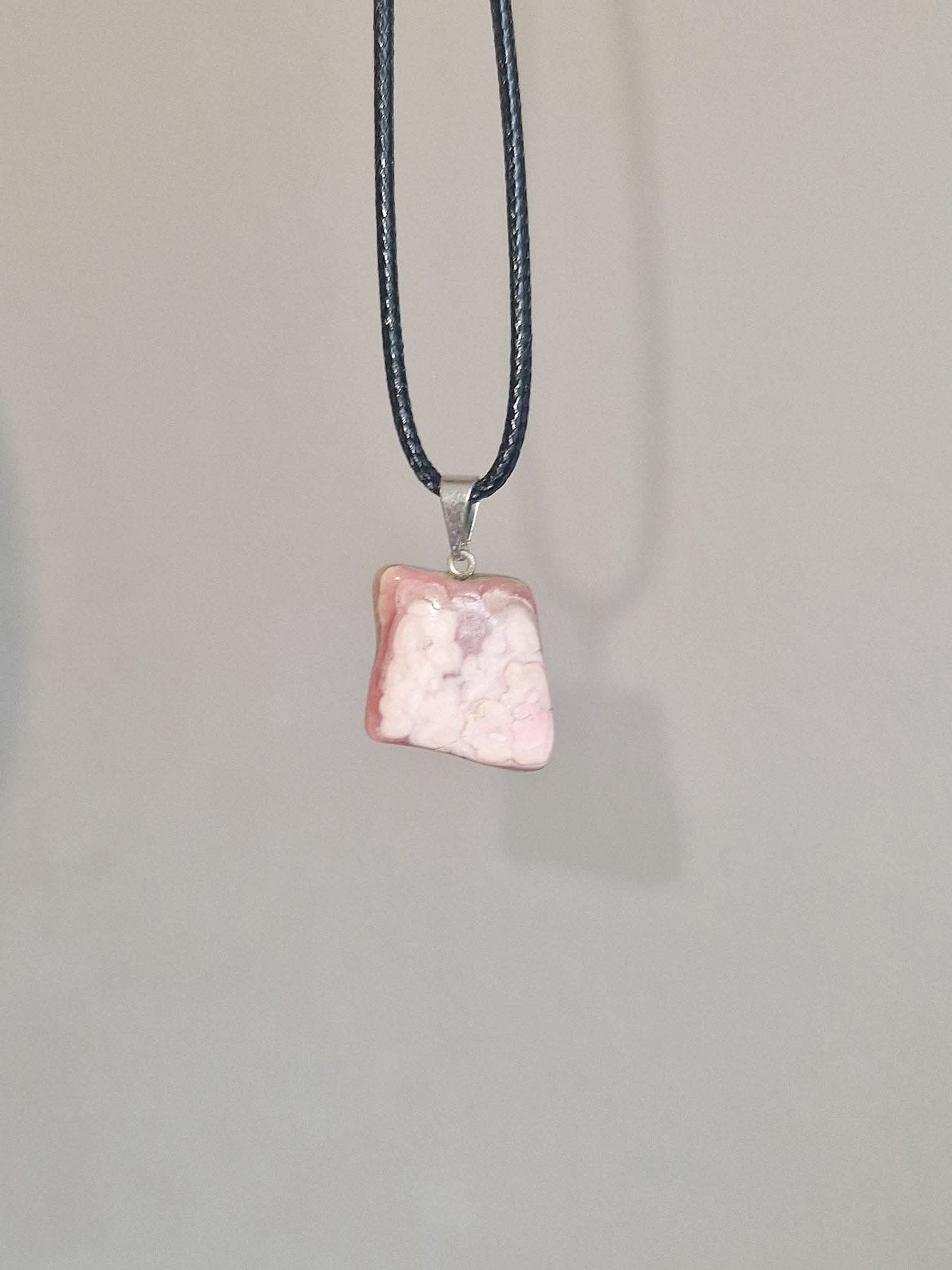 Pendentif Rhodochrosite pierre roulée