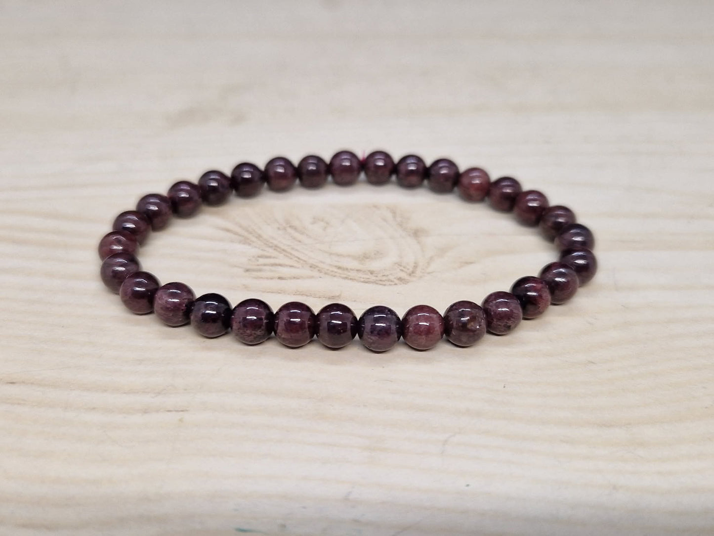 Bracelet Grenat 6mm
