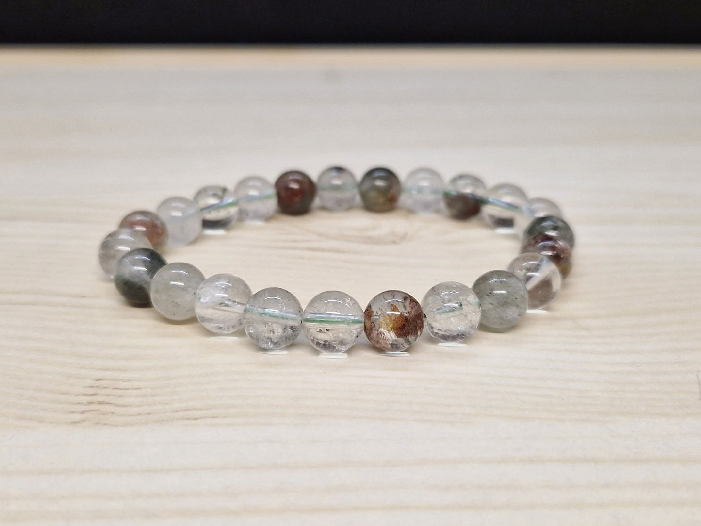 Bracelet Quartz Lodolite 8mm