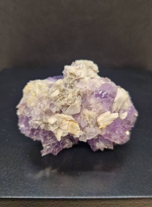 Fluorite violette & Baryte brute