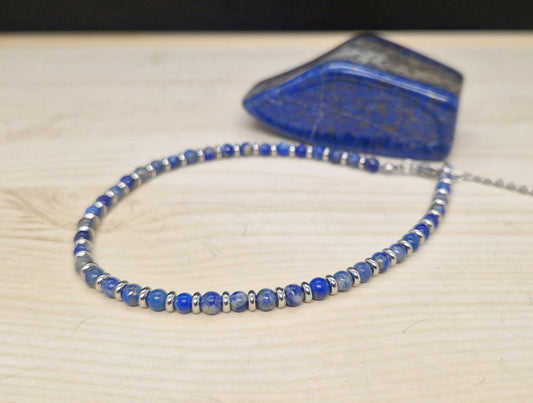 Bracelet de cheville Lapis lazuli
